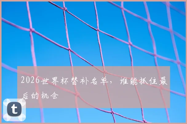 2026世界杯替补名单，谁能抓住最后的机会